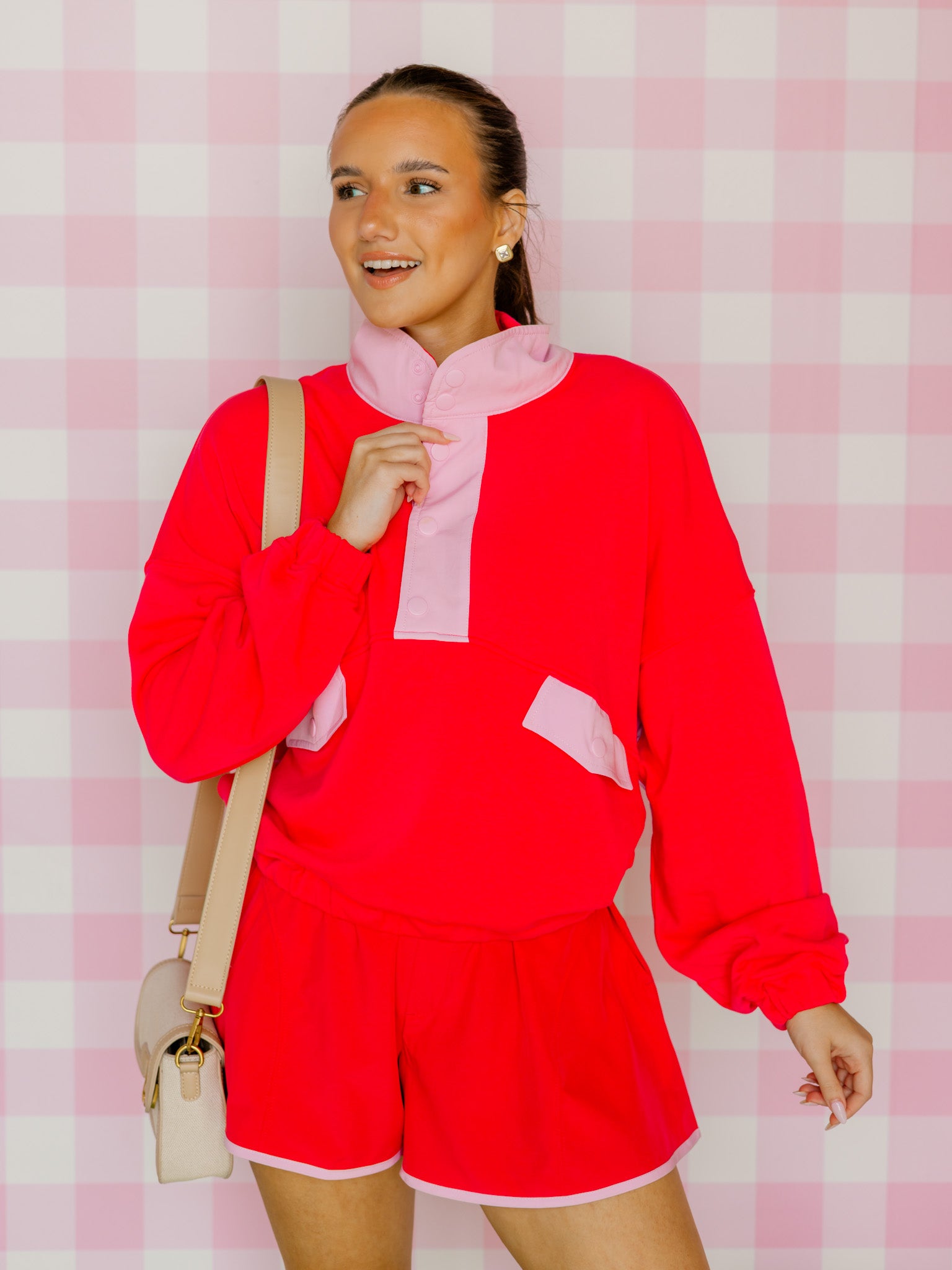 Cute Contrast Pullover