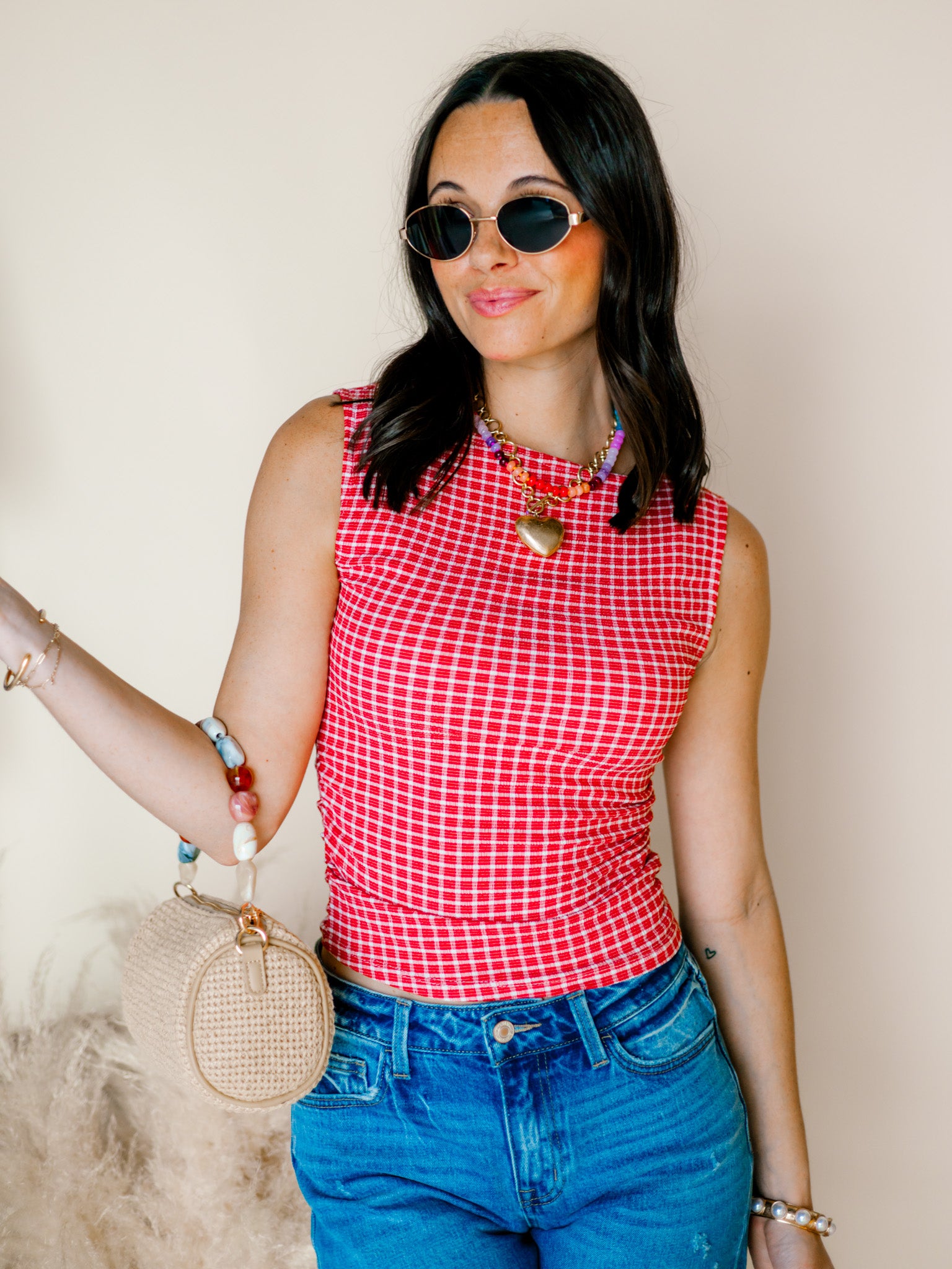 Love Check Top