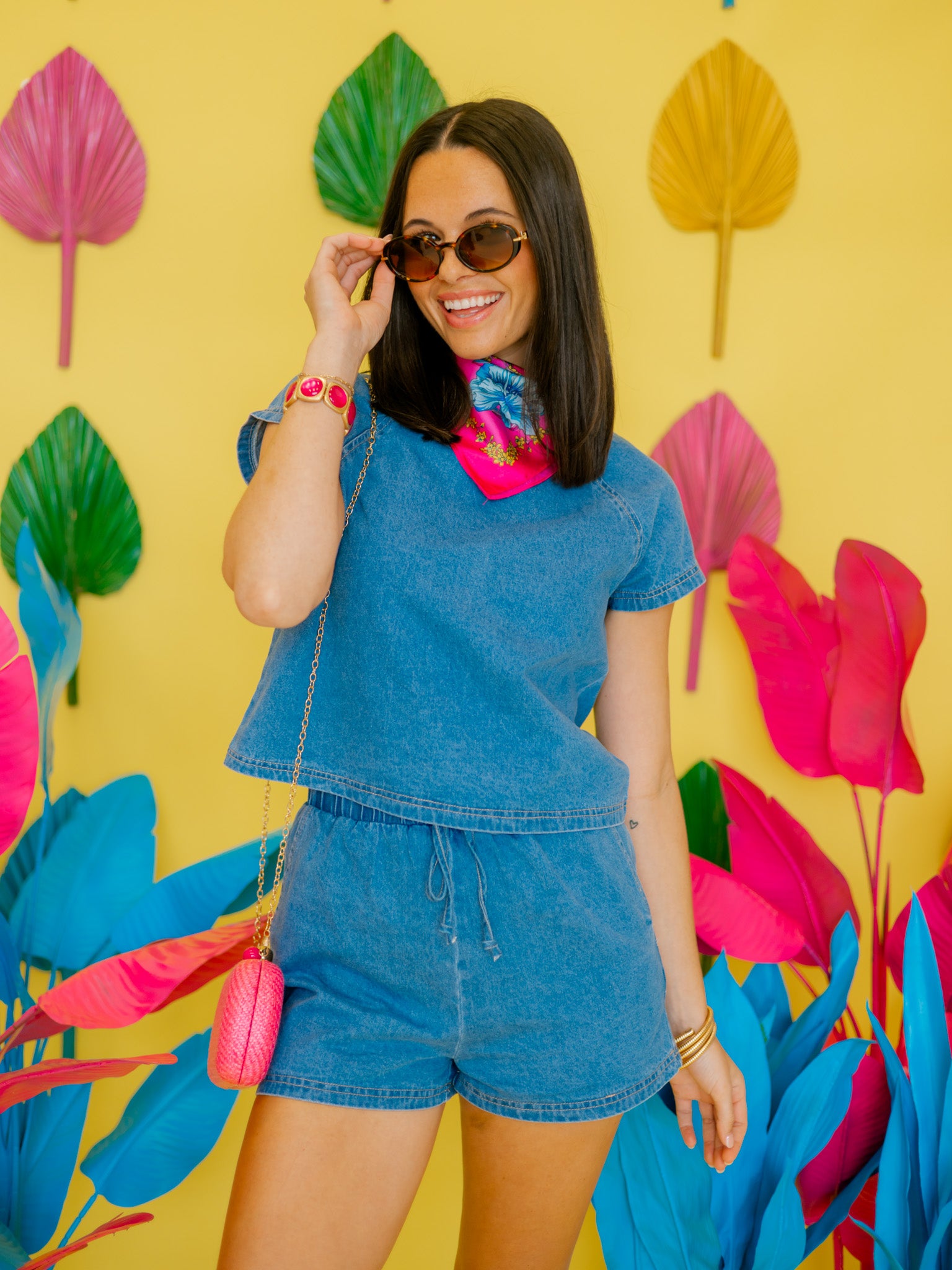 Timeless Denim Summer Top