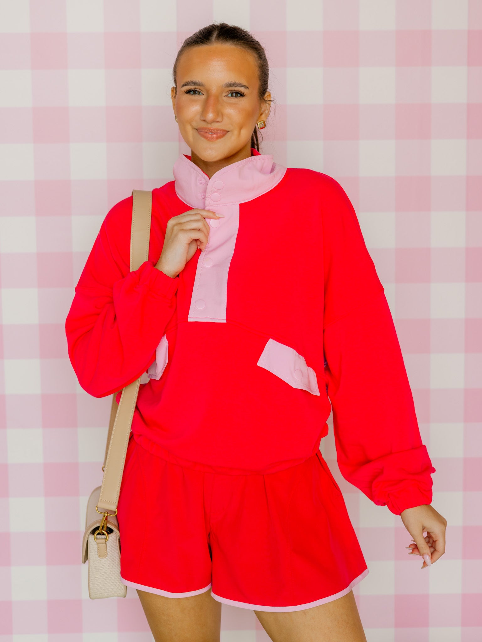 Cute Contrast Pullover