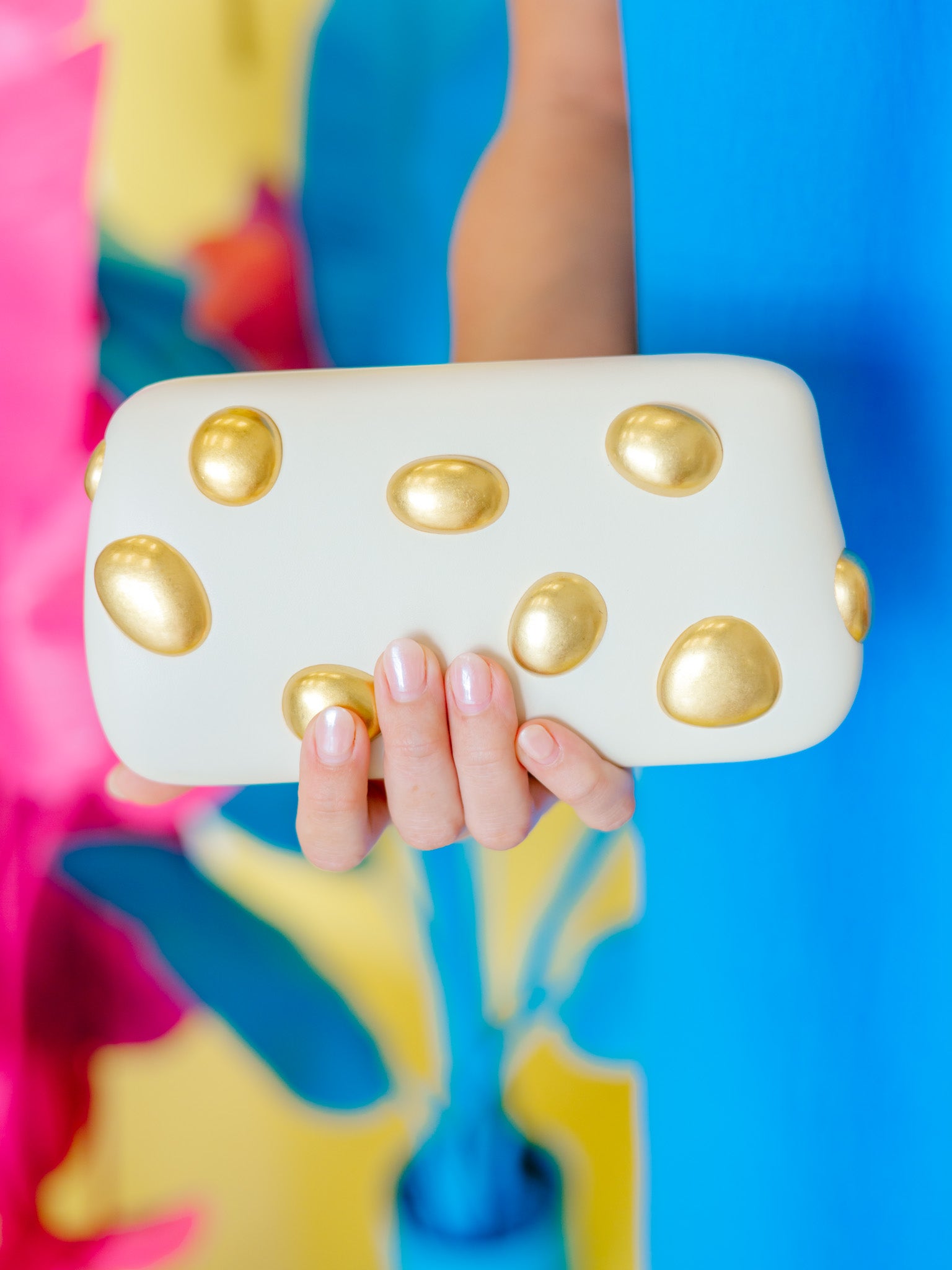 Luna Clutch - Bone