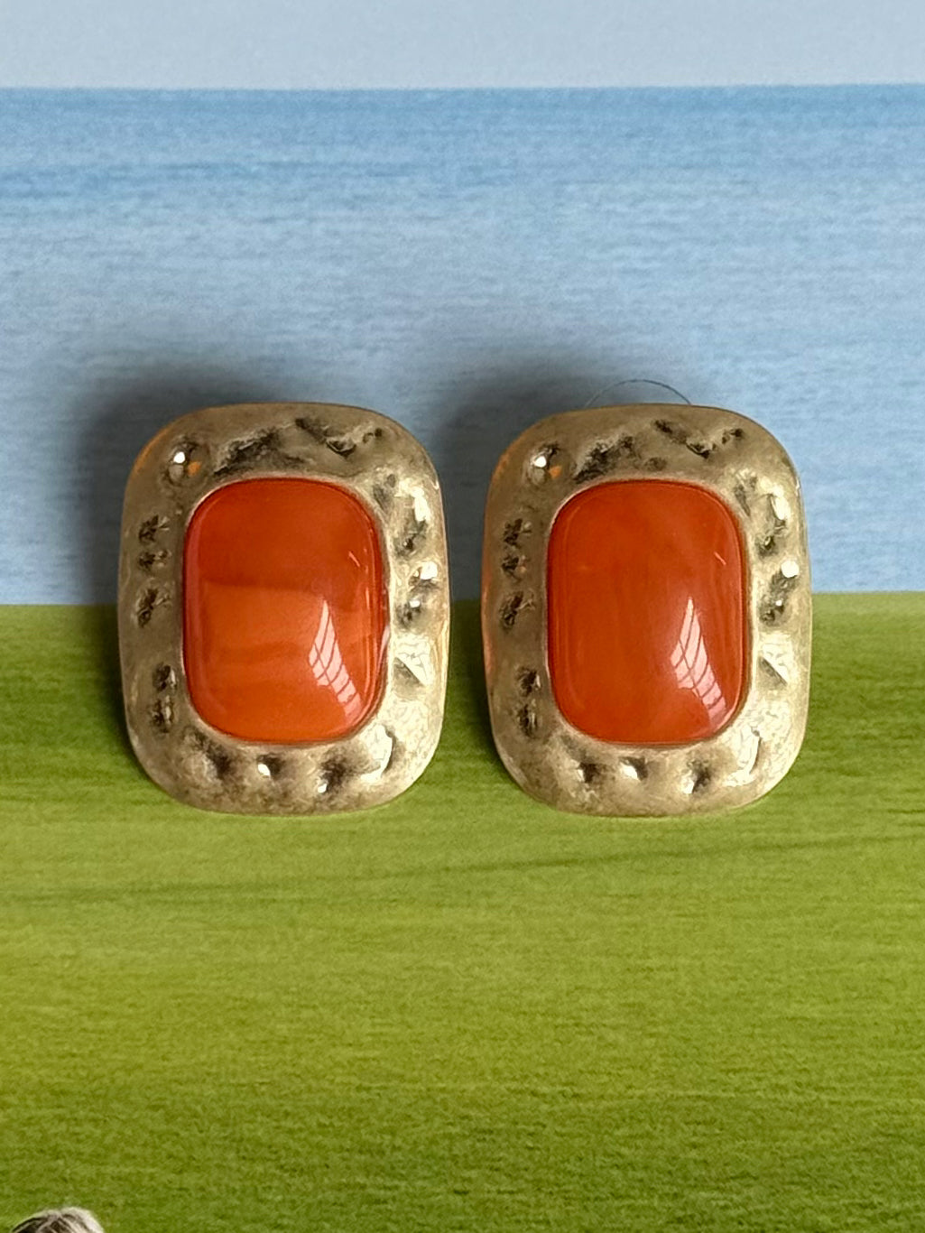 Classic Girl Earring - Orange